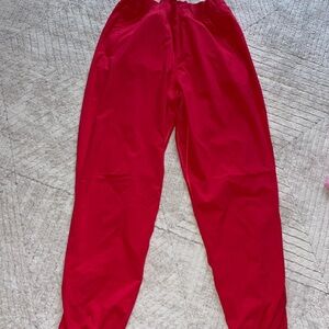 Lululemon Athletica Red Track Pants